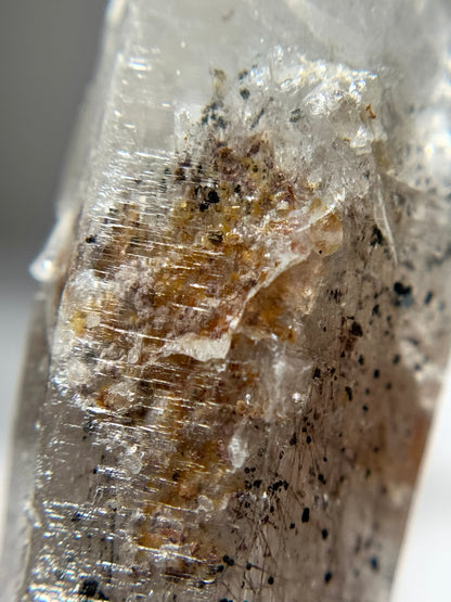 Byssolite & Rutile in Quartz