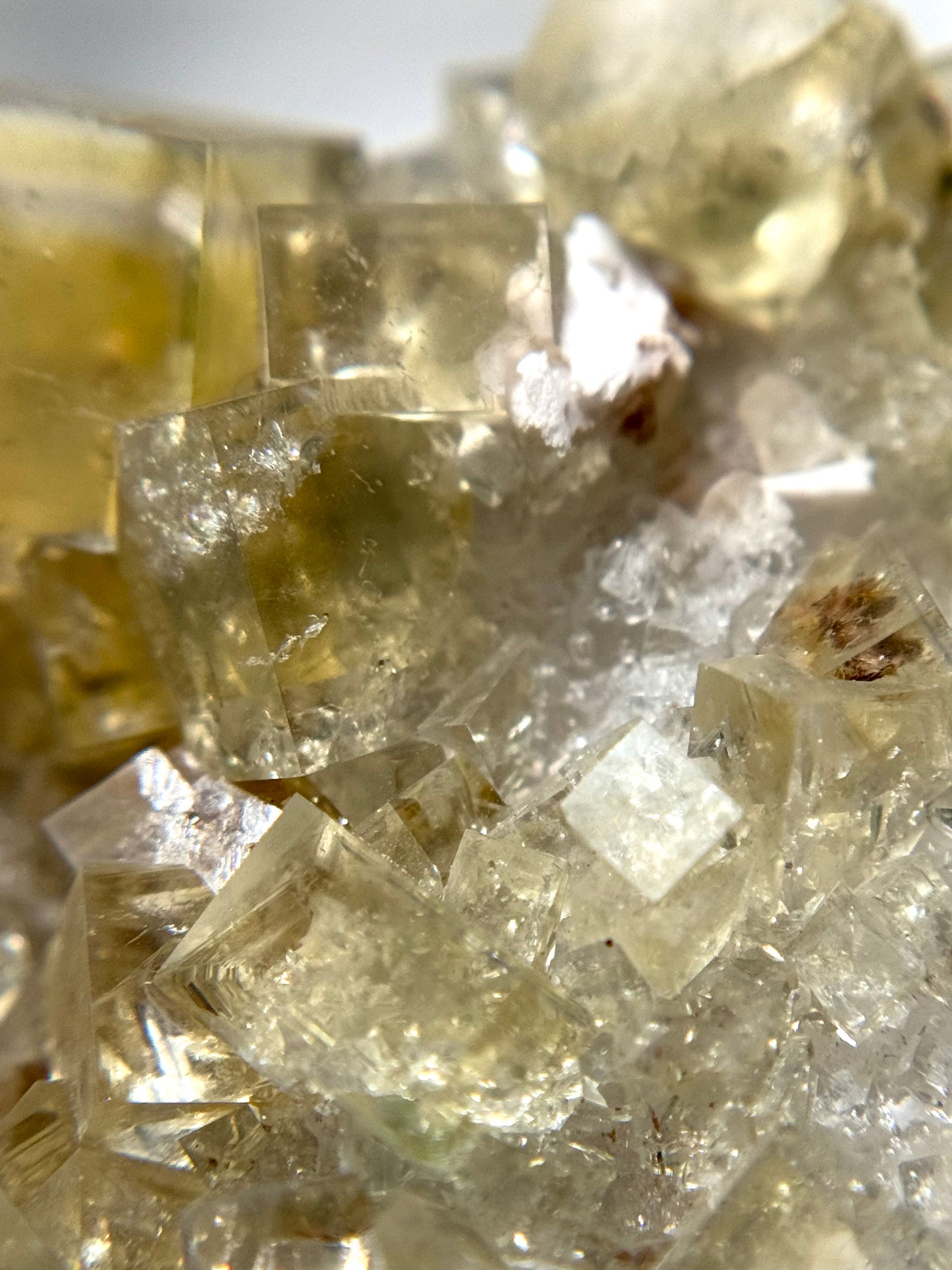 Fluorite on Quartz