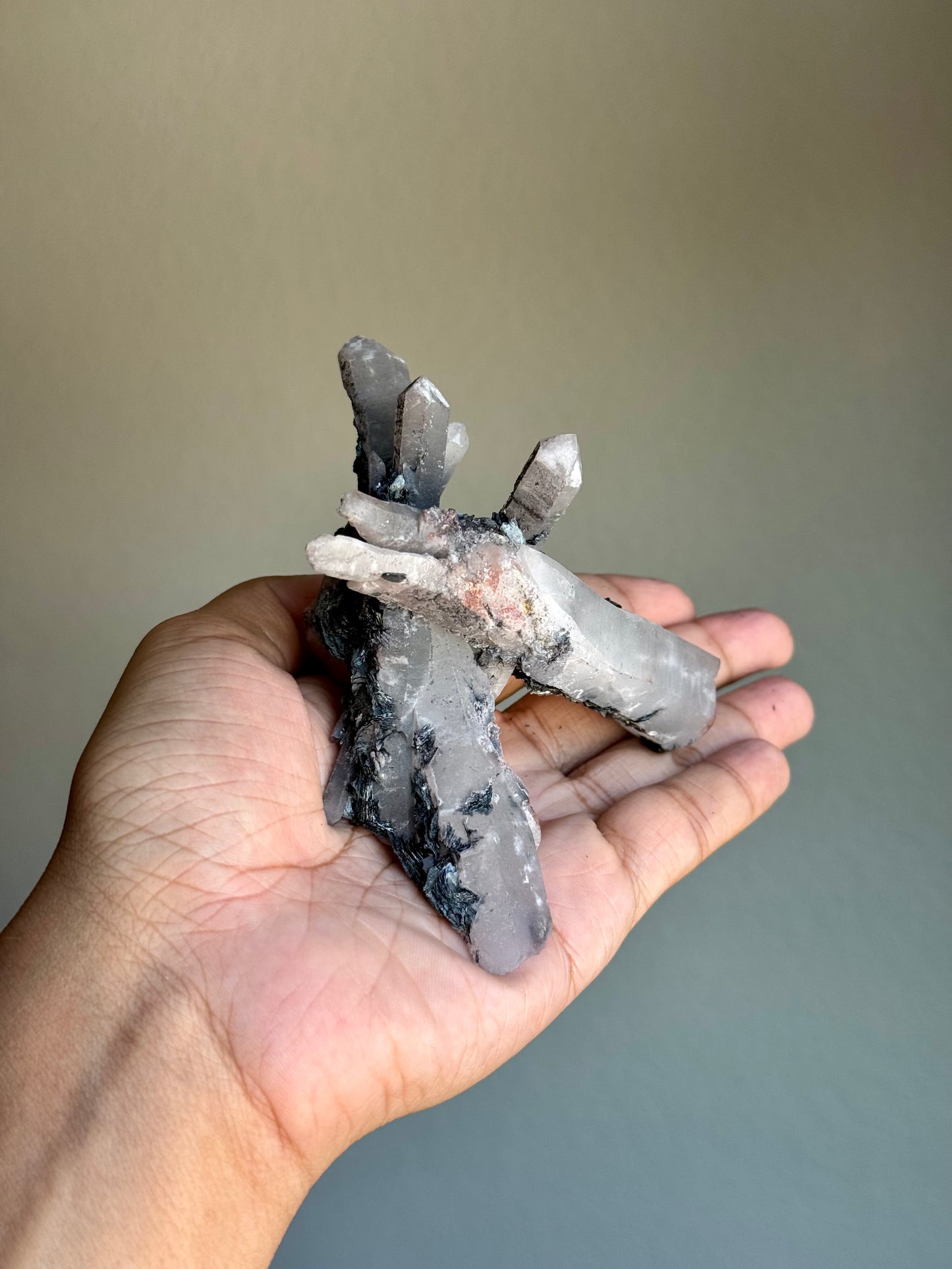 Quartz with Hematite