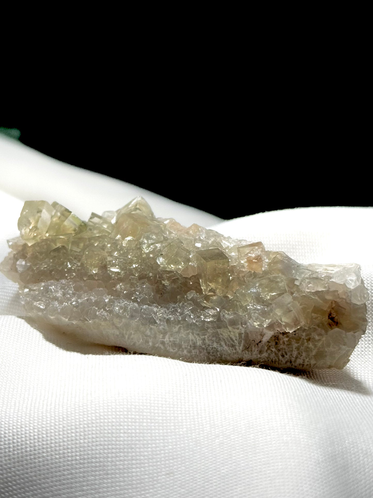 Fluorite on Quartz