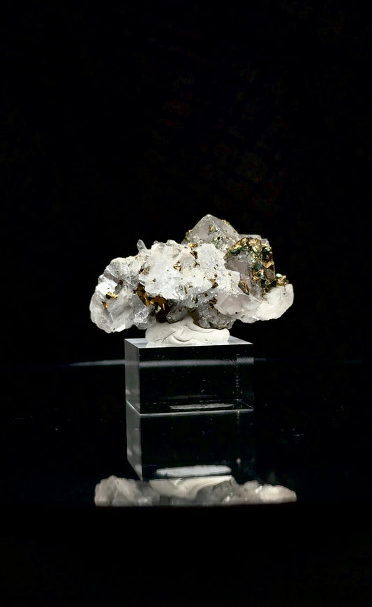 Gem Dolomite with Quartz & Chalchopyrite