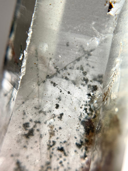 Byssolite & Rutile in Quartz