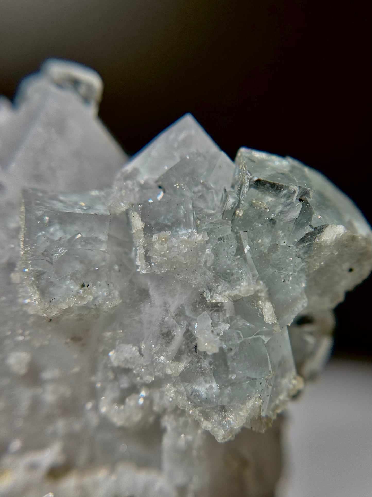 Quartz with Fluorite