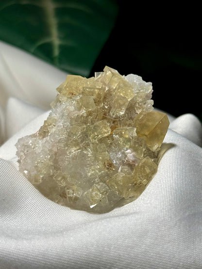 Fluorite on Quartz