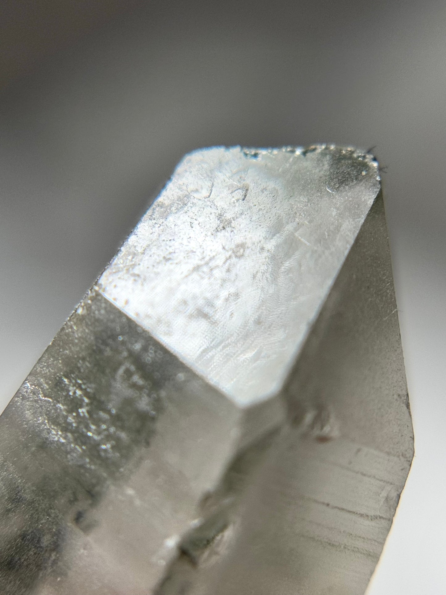 Byssolite & Rutile in Quartz