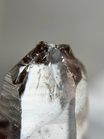 Byssolite & Rutile in Quartz