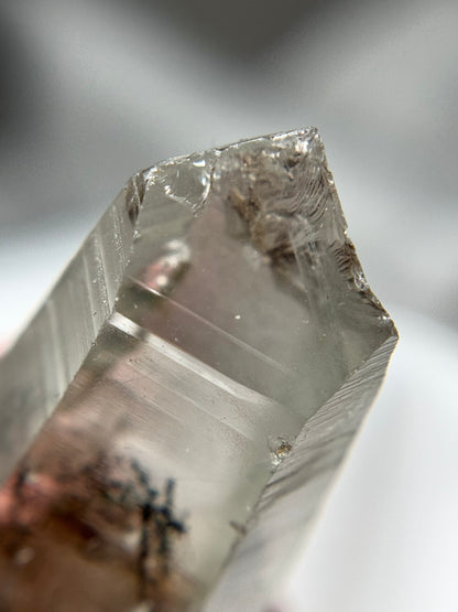 Byssolite & Rutile in Quartz