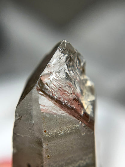 Byssolite & Rutile in Quartz