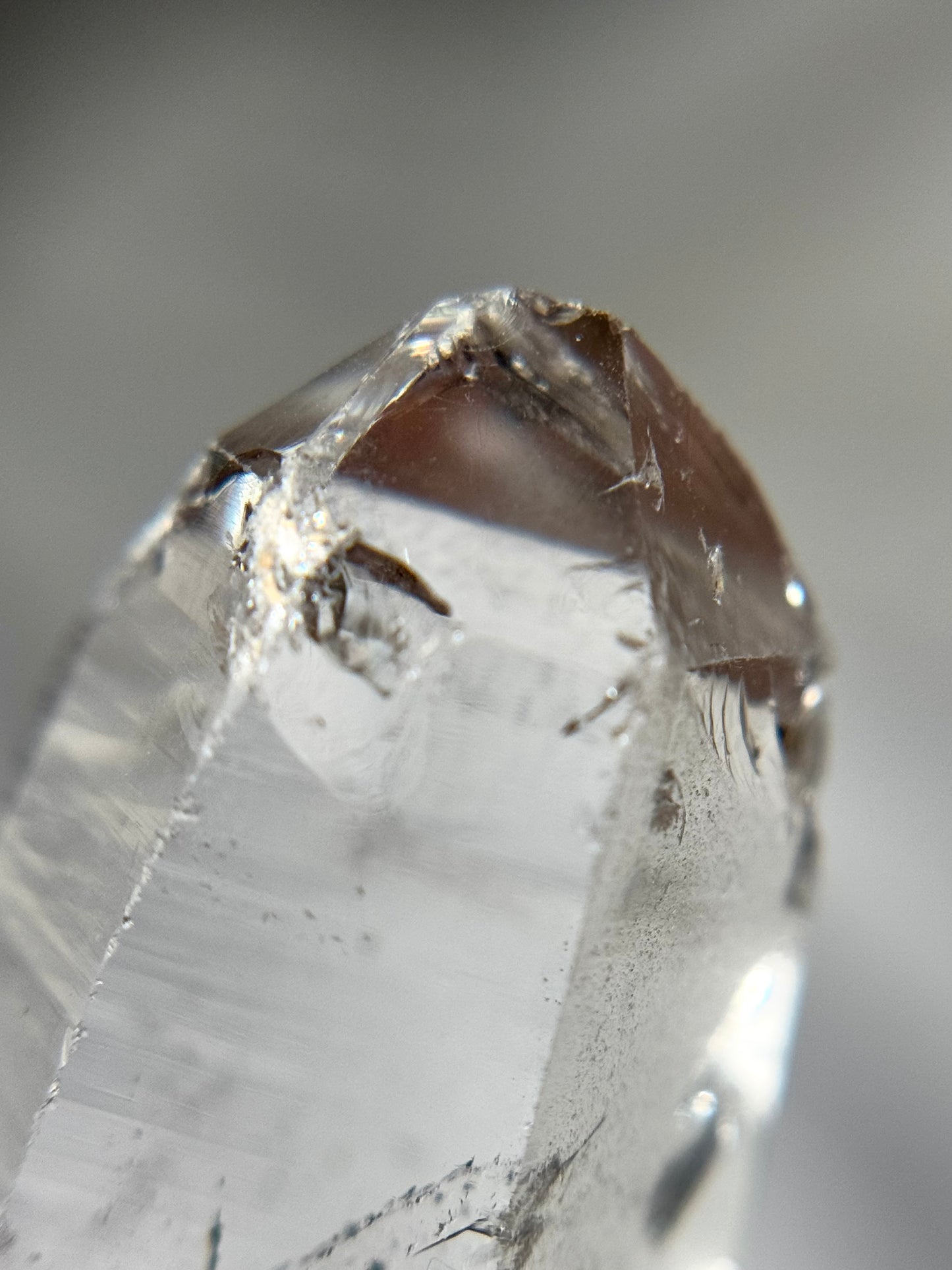 Byssolite & Rutile in Quartz