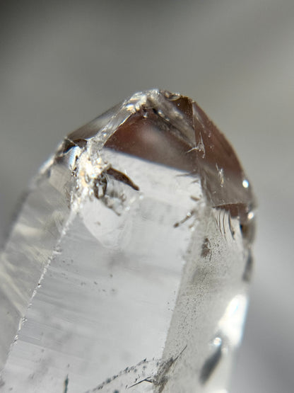 Byssolite & Rutile in Quartz