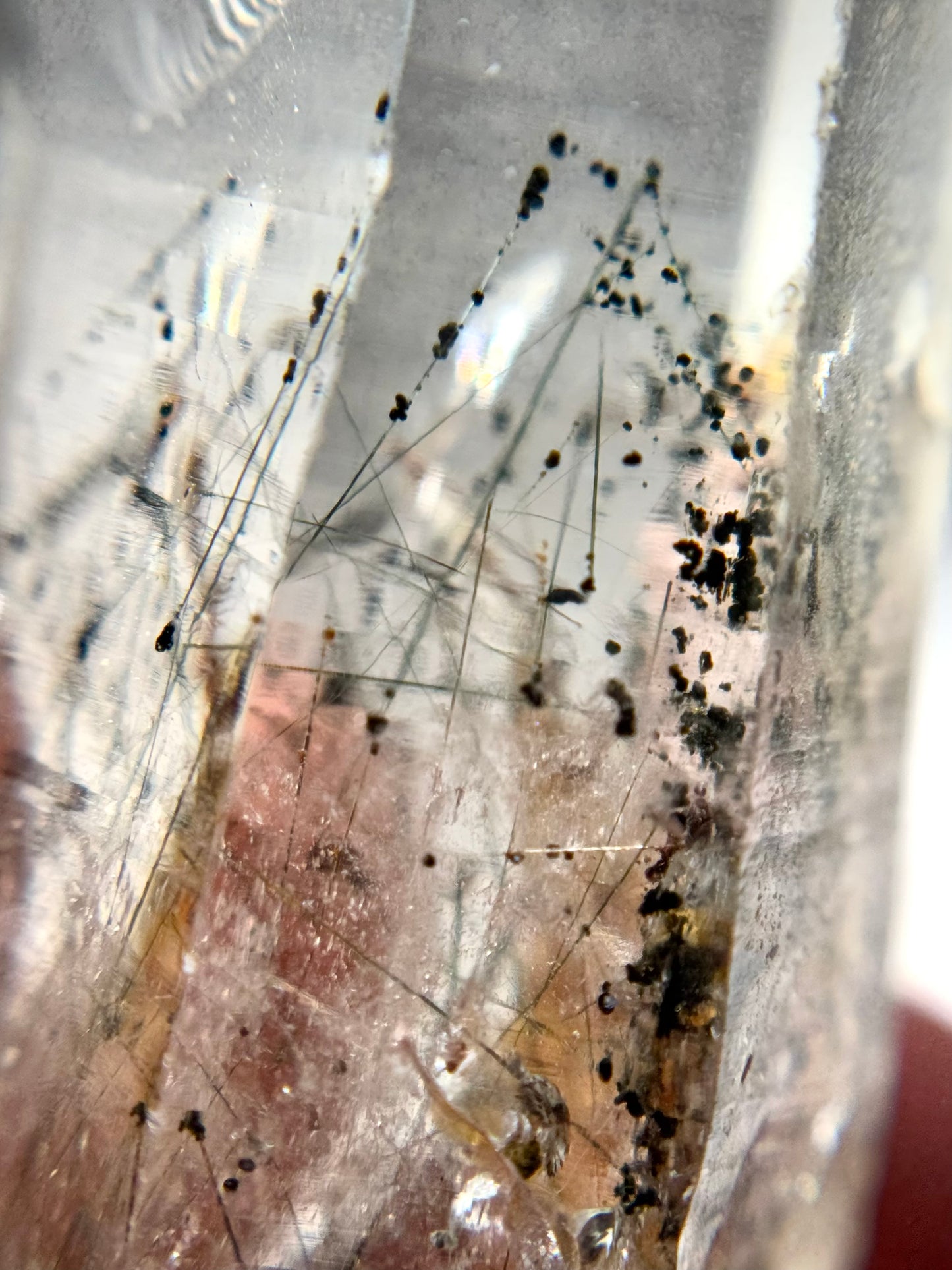 Rutile & Byssolite in Quartz