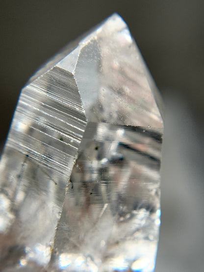 Byssolite & Rutile in Quartz