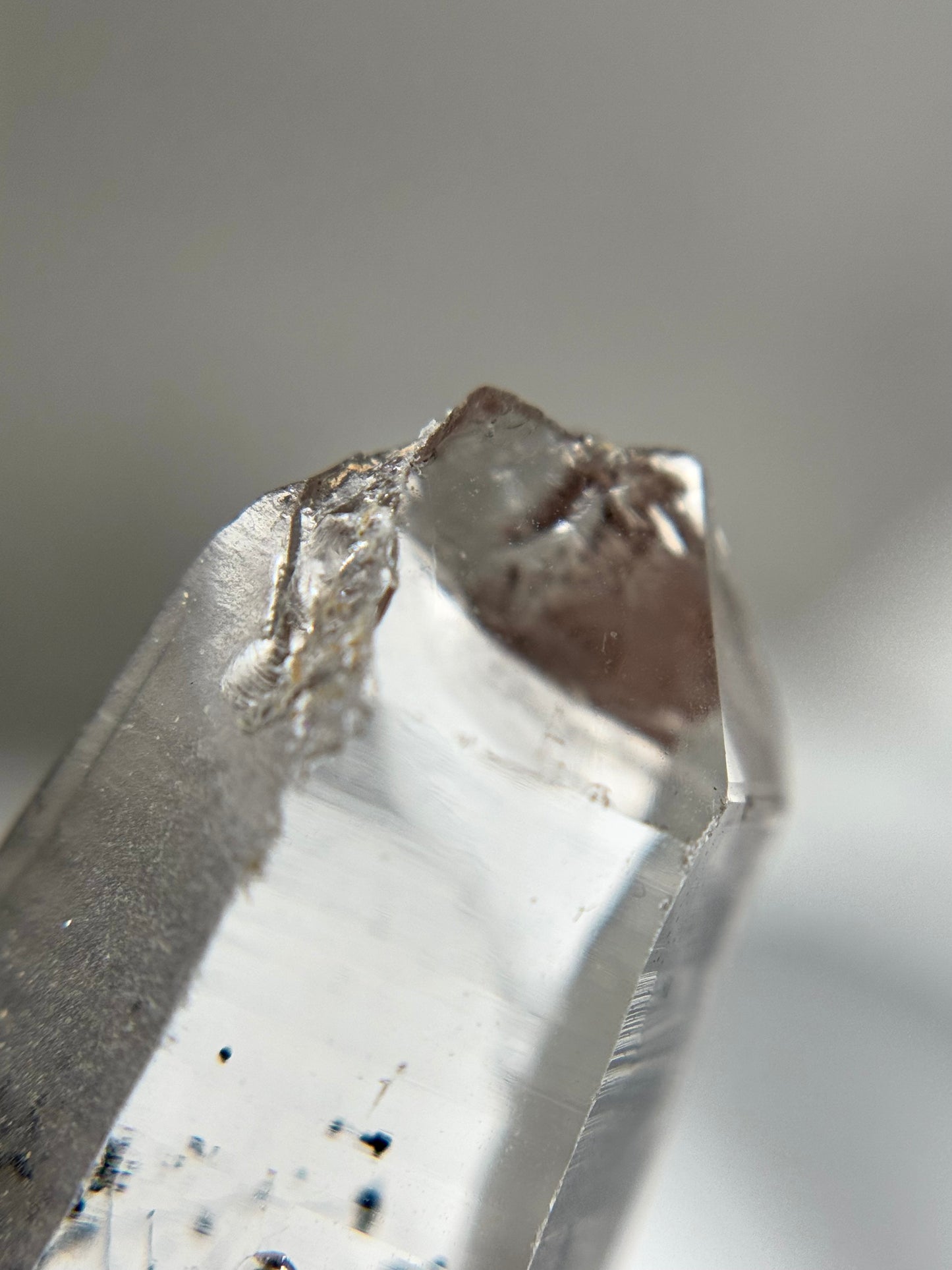 Byssolite & Rutile in Quartz