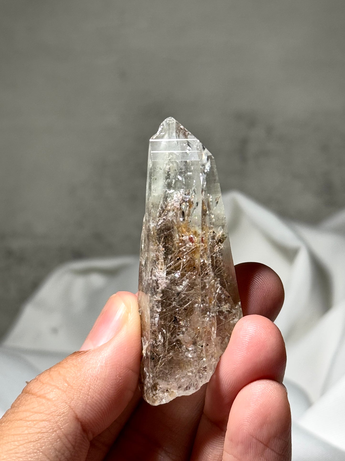 Rutile in Quartz