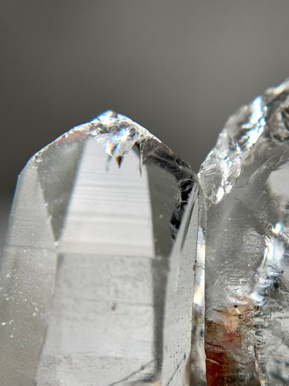 Byssolite & Rutile in Quartz