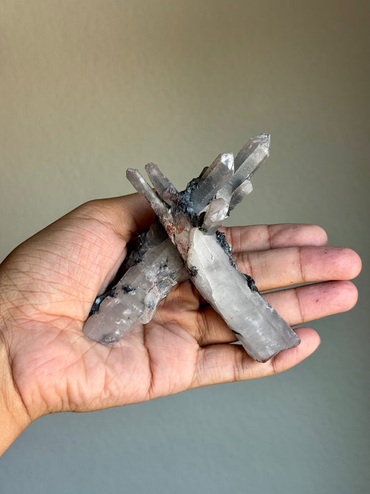 Quartz with Hematite