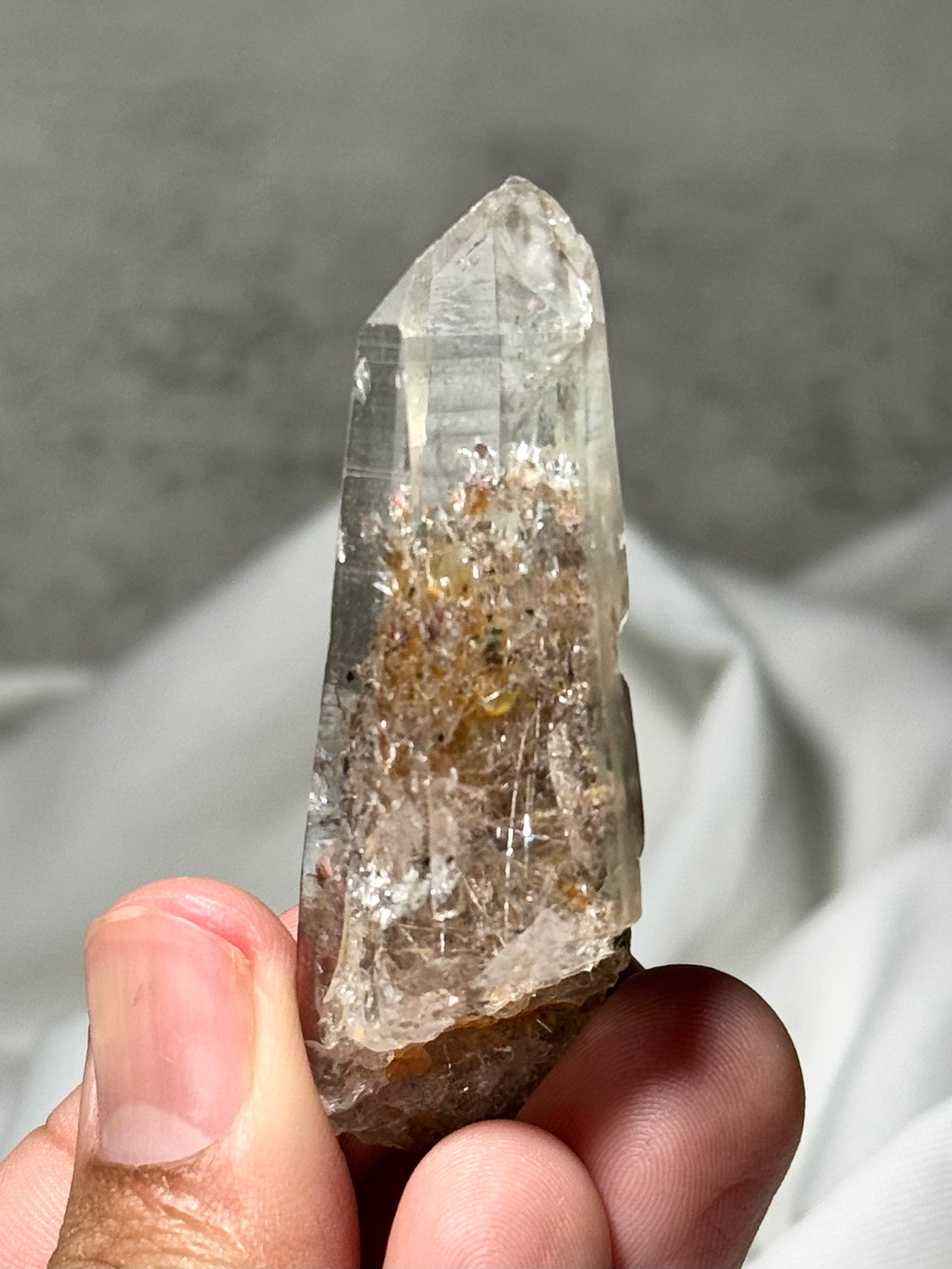 Rutile in Quartz