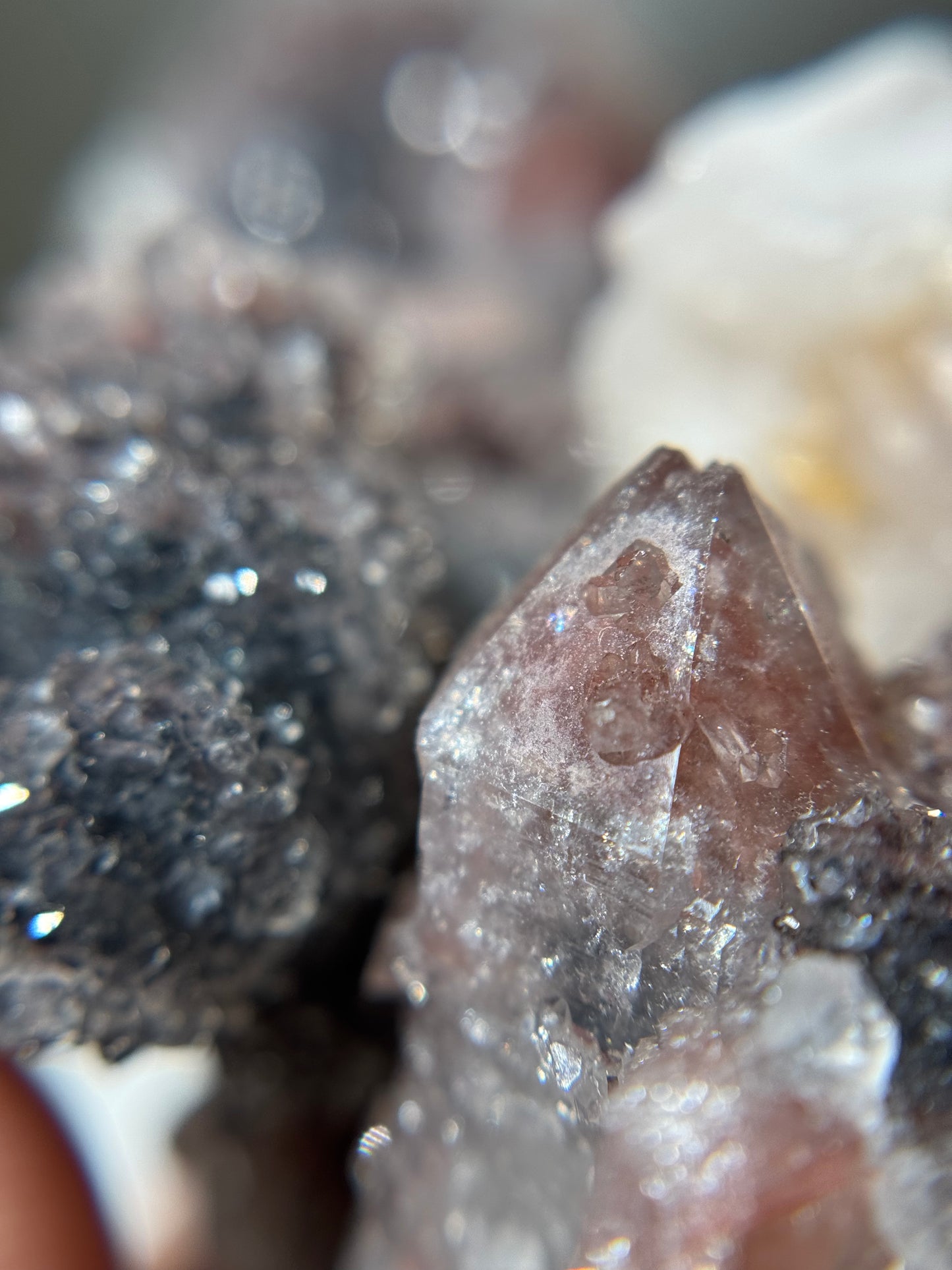 Quartz with Calcite