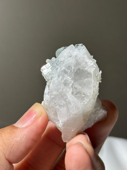 Quartz with Fluorite