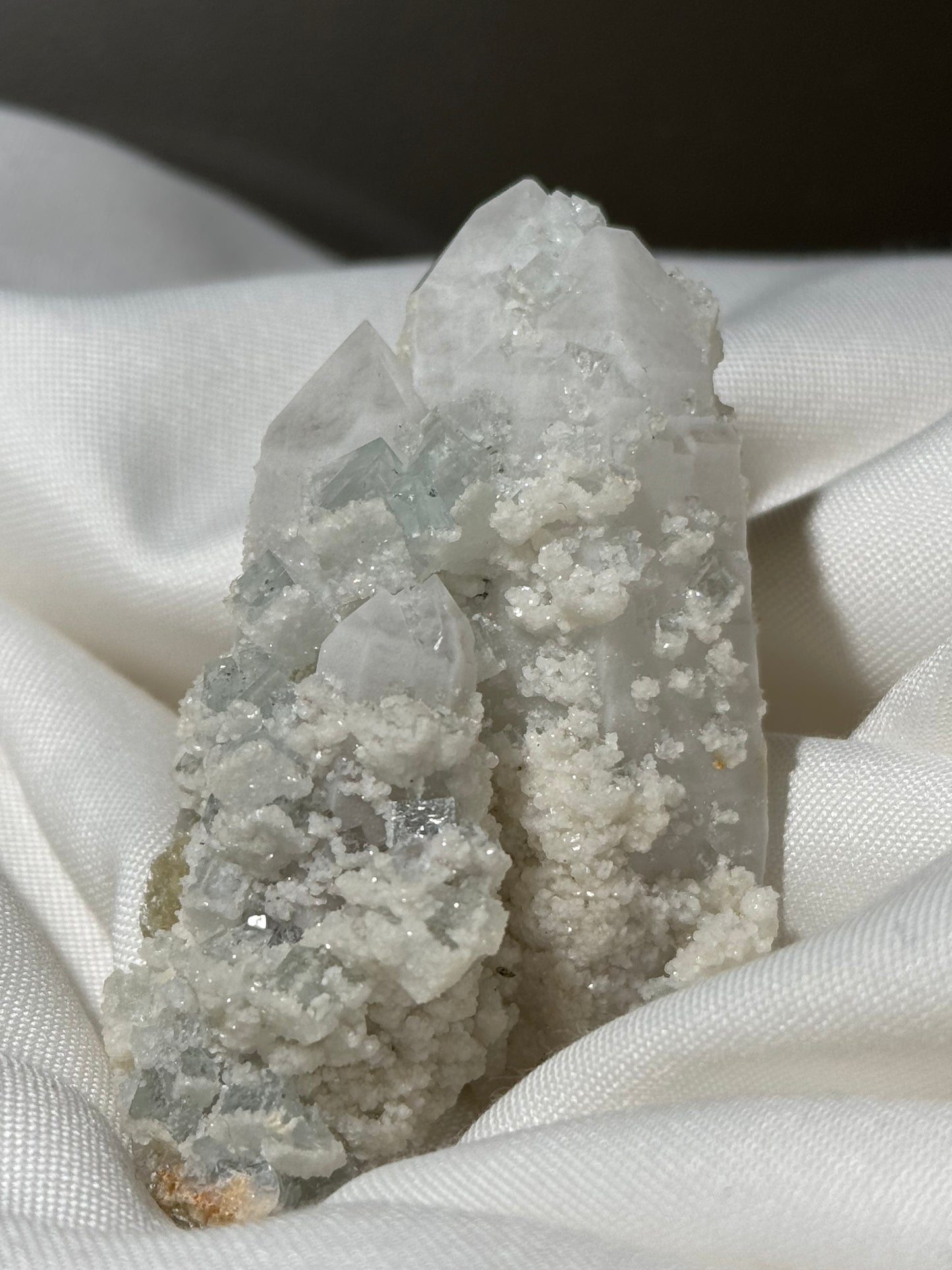 Quartz with Fluorite