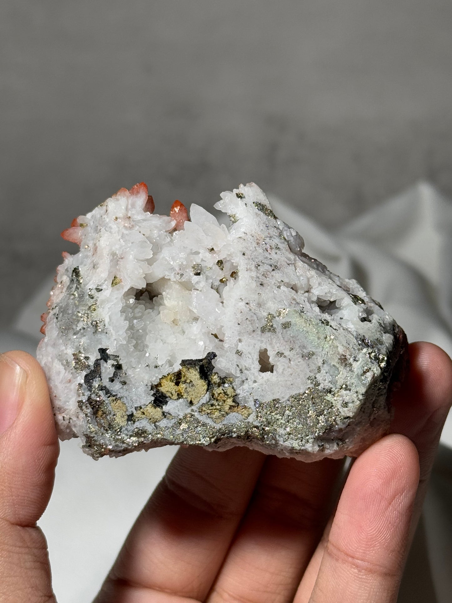 Quartz and Pyrite