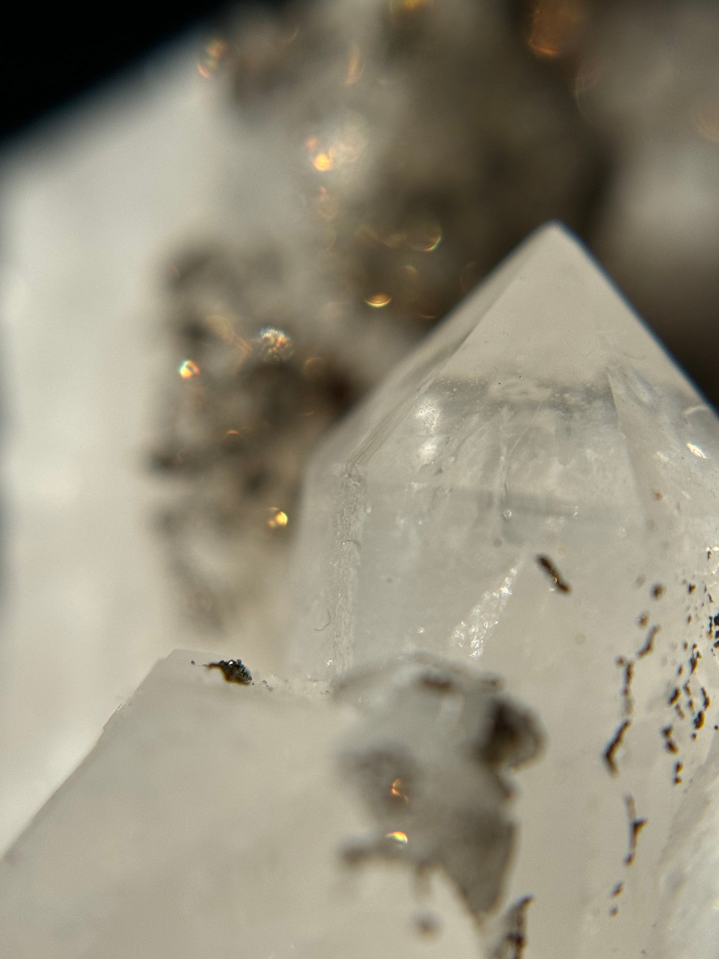 Quartz, Chalchopyrite & Calcite