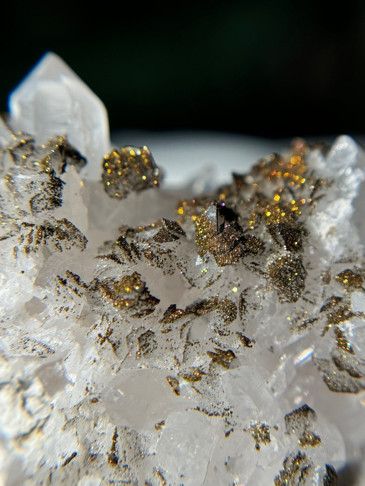 Quartz, Calcite & Chalchopyrite