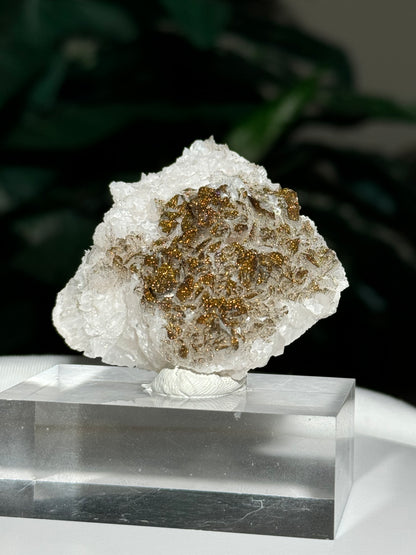 Calcite, Chalchopyrite & Quartz