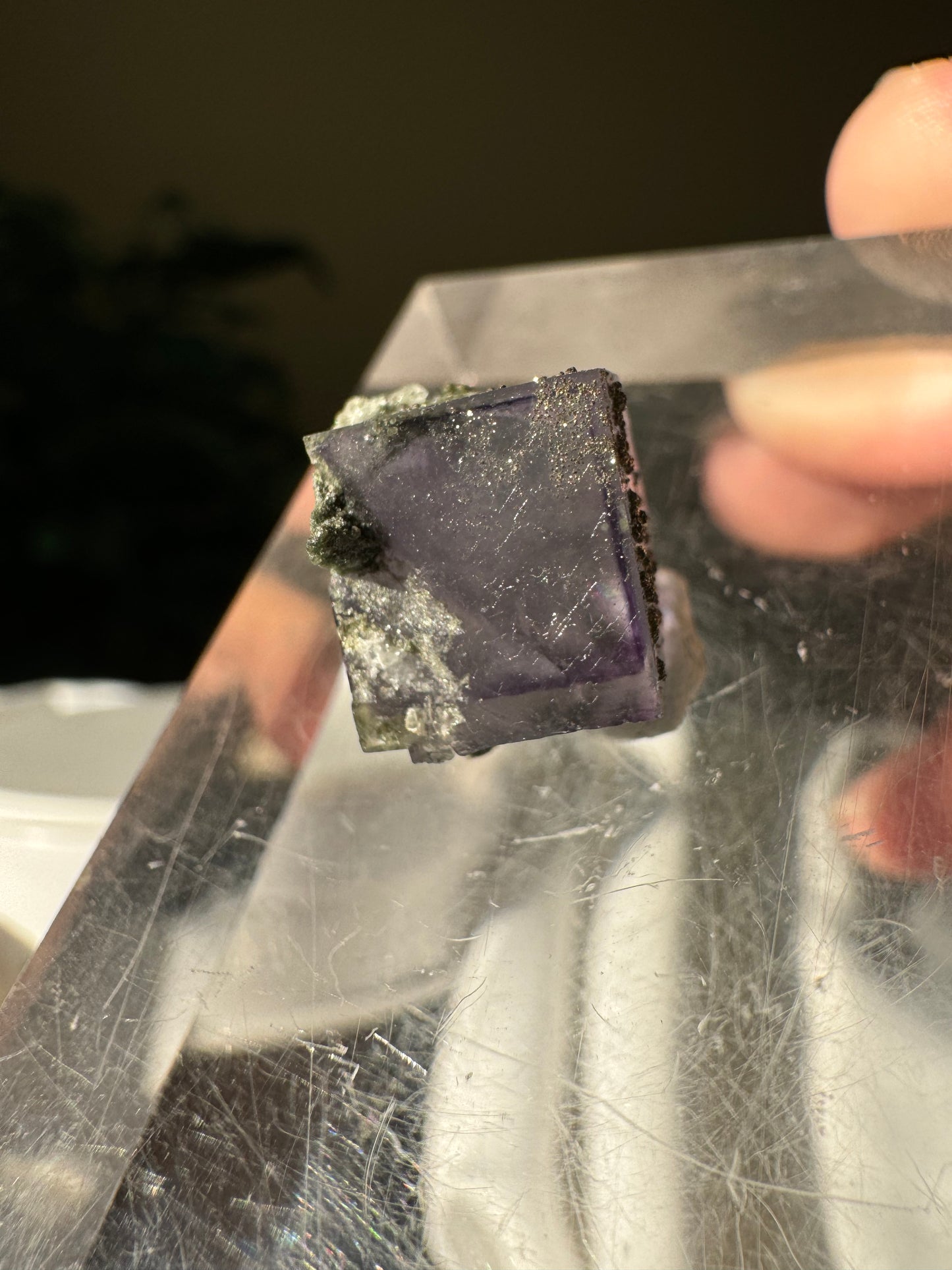 Fluorite with Pyrite Thumbnail