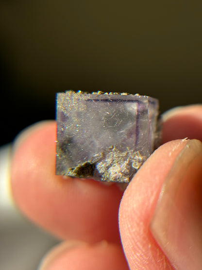 Fluorite with Pyrite Thumbnail