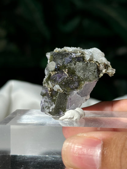 Fluorite, Pyrite, Quartz & Calcite