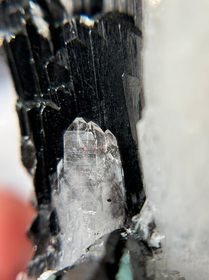 Quartz, Wolframite & Calcite