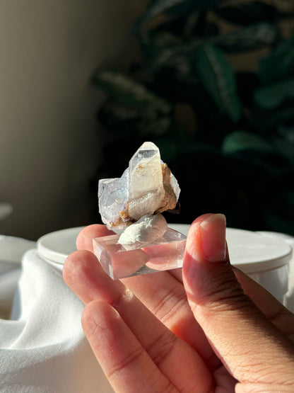 Quartz with Fluorite