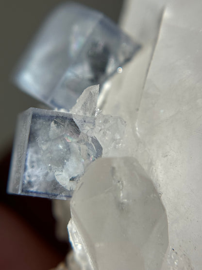 Quartz with Fluorite & Dolomite Inclusions