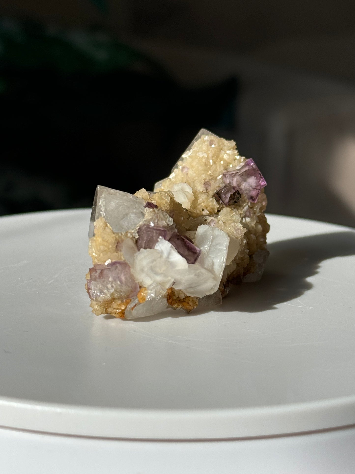 Quartz, Dolomite, Fluorite & Calcite