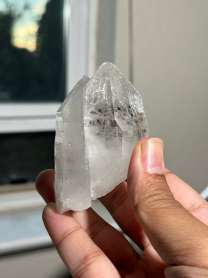 Quartz with Fluorite Inclusions