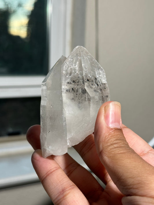 Quartz with Fluorite Inclusions