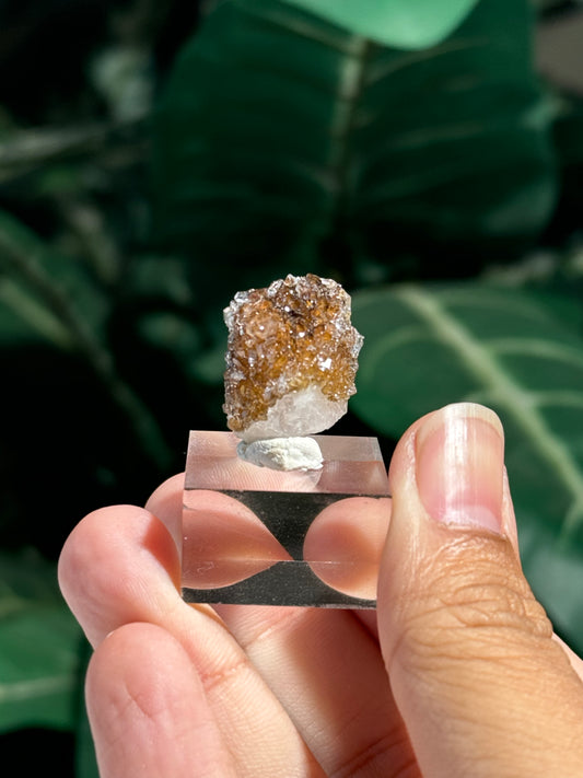 Danburite Crystal with Quartz Secondary Growth 