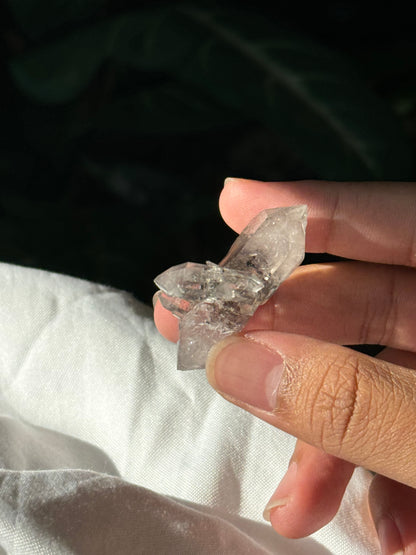 Quartz with Carbon Inclusions