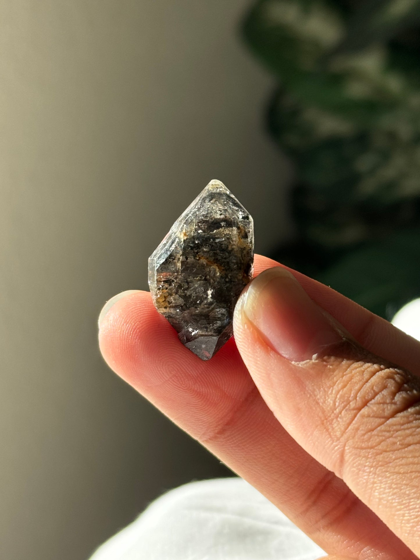 Quartz with Carbon Inclusions