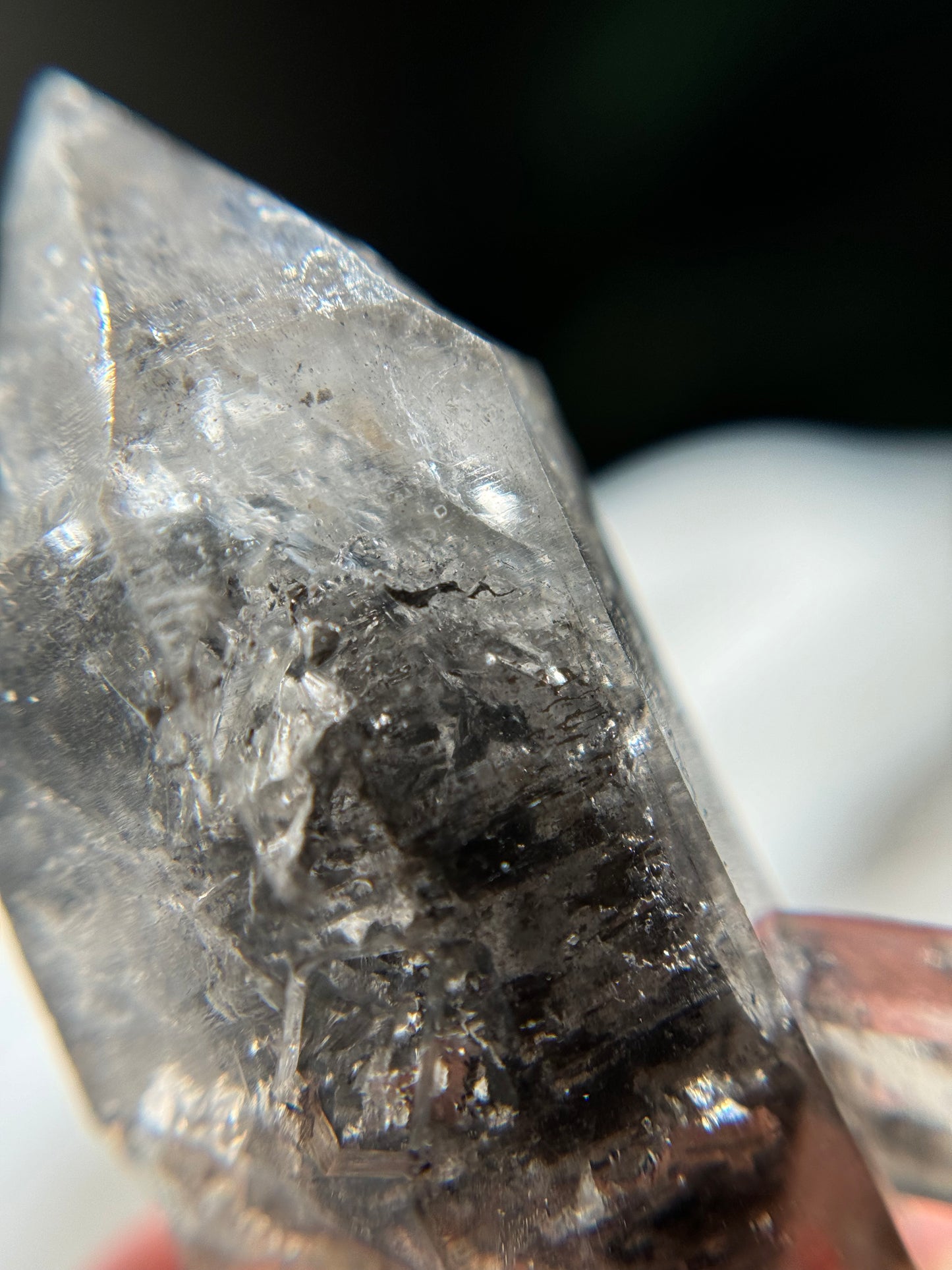 Quartz with Carbon Inclusions