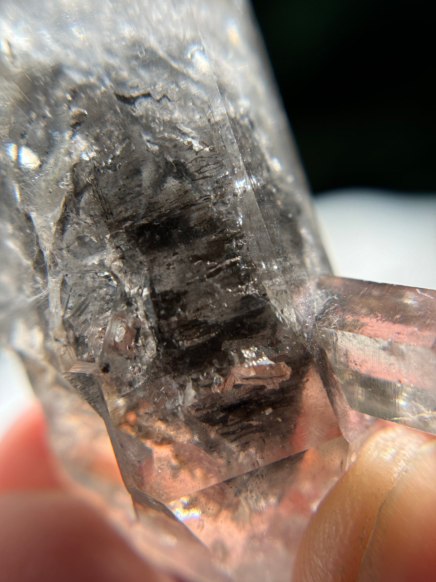 Quartz with Carbon Inclusions