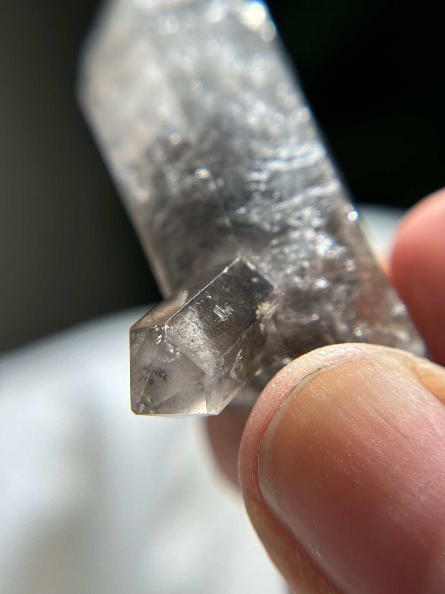 Quartz with Carbon Inclusions