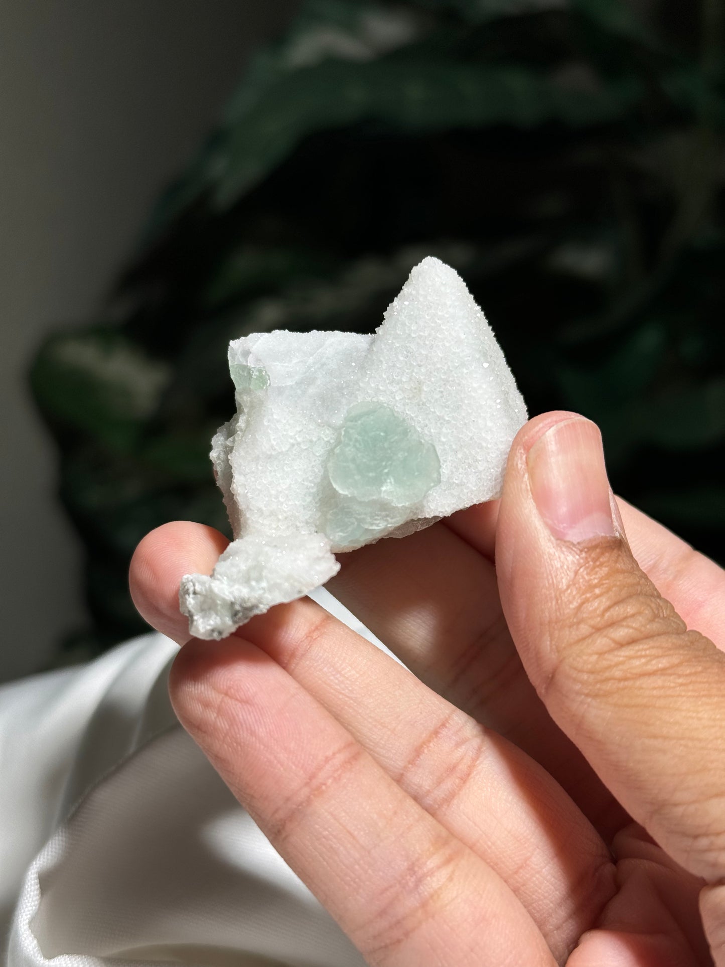 Fluorite on Quartz (Guangdong)