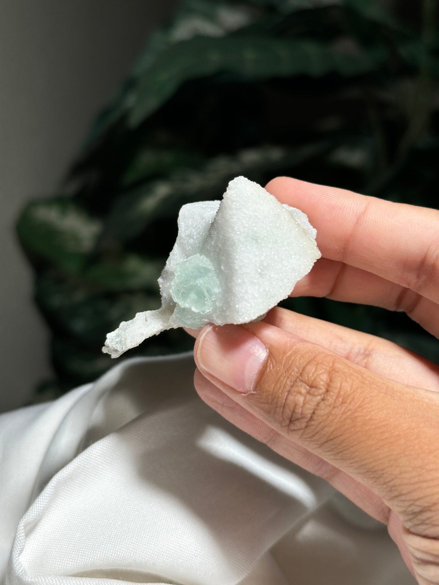 Fluorite on Quartz (Guangdong)