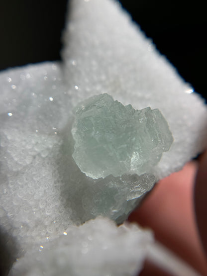 Fluorite on Quartz (Guangdong)