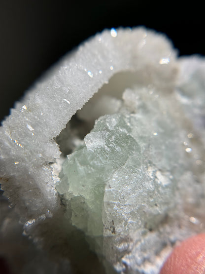 Fluorite on Quartz (Guangdong)