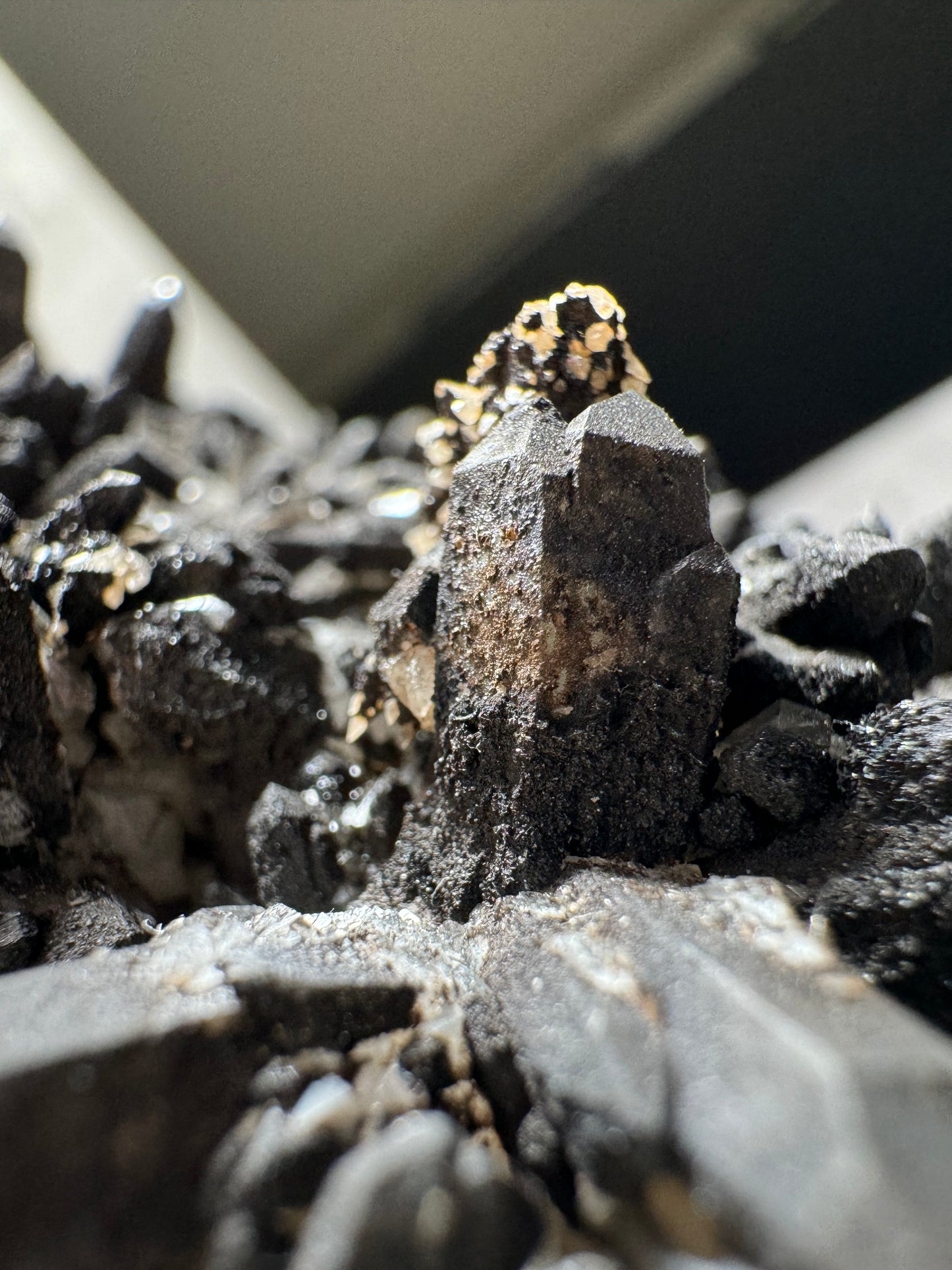 Quartz Cluster with Calcite