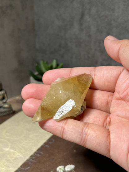 Golden Dogtooth Calcite