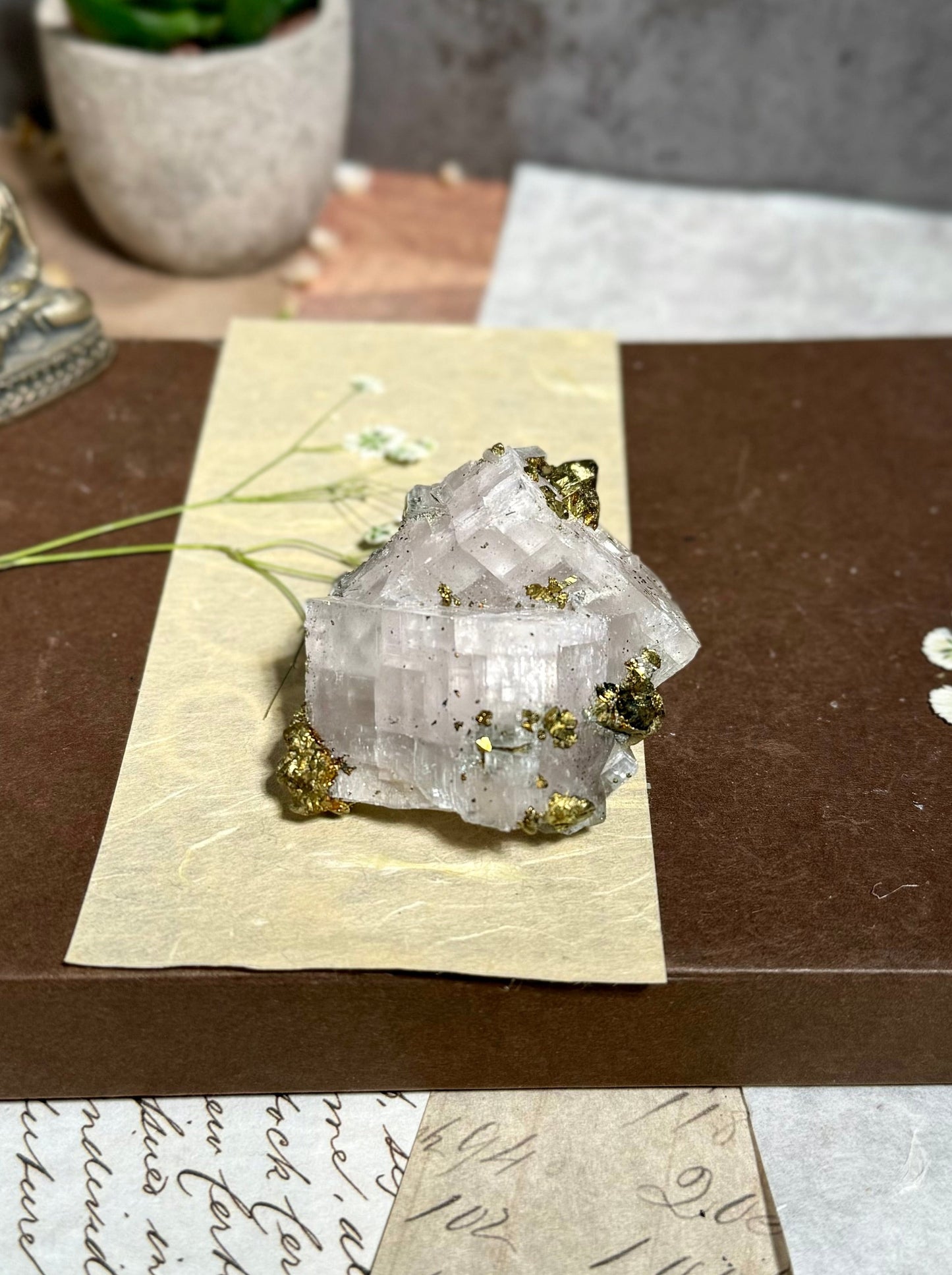 Gem Dolomite with Iridescent Chalcopyrite